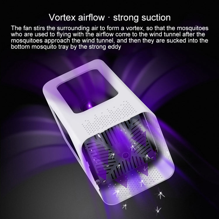 Photocatalysis Inhaled Mosquito Killer Lamp USB Electric Bug Insect Killer Lights Pest Repeller with AC Adapter