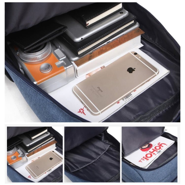 Universal Multi-Function Oxford Cloth Laptop Computer Shoulders Bag Business Backpack Students Bag, Size: 42x30x11cm, For 15.6 inch and Below Macbook, Samsung, Lenovo, Sony, DELL Alienware, CHUWI, ASUS, HP