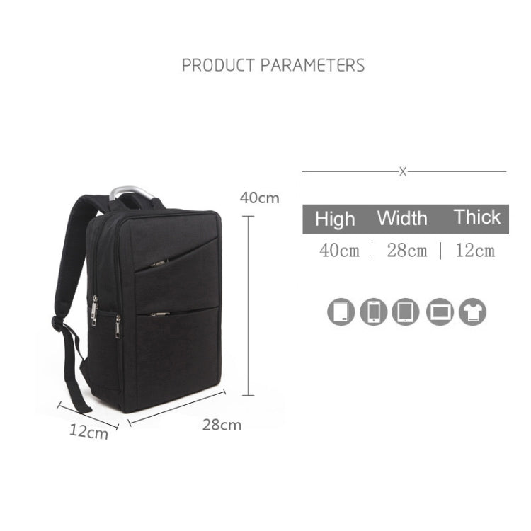 Universal Multi-Function Oxford Cloth Laptop Computer Shoulders Bag Business Backpack Students Bag, Size: 40x28x12cm, For 14 inch and Below Macbook, Samsung, Lenovo, Sony, DELL Alienware, CHUWI, ASUS, HP