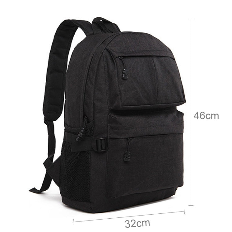 Universal Multi-Function Oxford Cloth Laptop Shoulders Bag Backpack with External USB Charging Port, Size: 46x32x12cm, For 15.6 inch and Below Macbook, Samsung, Lenovo, Sony, DELL Alienware, CHUWI, ASUS, HP
