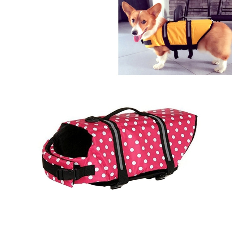 Pet Saver Dog Reflective Stripes Life Vest Jacket for Swimming Boating Surfing, Size: XS