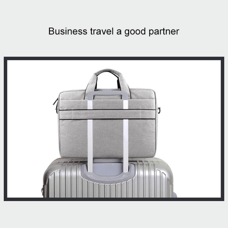 Breathable Wear-resistant Thin and Light Fashion Shoulder Handheld Zipper Laptop Bag with Shoulder Strap, For 13.3 inch and Below Macbook, Samsung, Lenovo, Sony, DELL Alienware, CHUWI, ASUS, HP