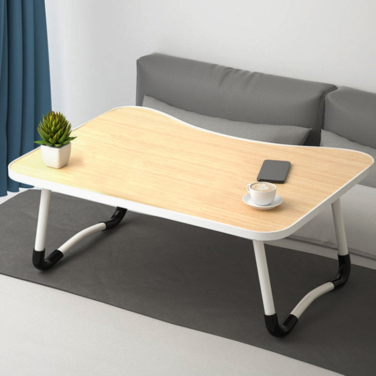 W-shaped Non-slip Legs Adjustable Folding Portable Laptop Desk without Card Slot