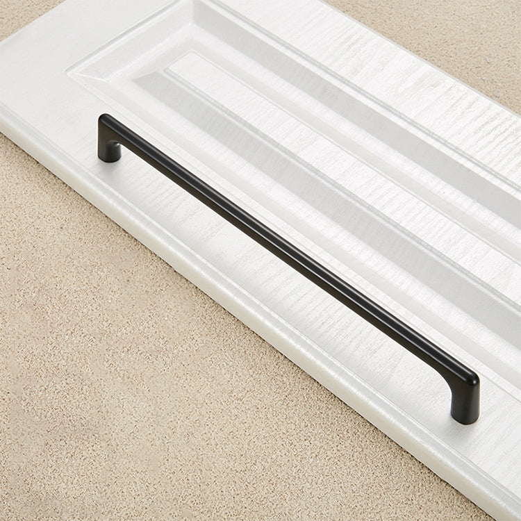 2 PCS 9011_256 Simple Black Drawer Cabinet Handle