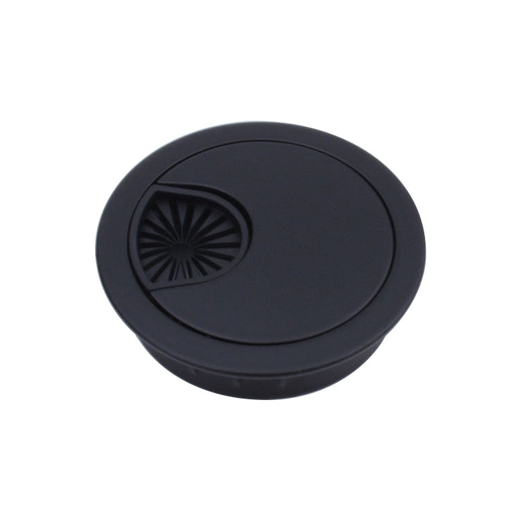 2 PCS Desk Computer Desktop Zinc Alloy Round Threading Box Hole Cover, Hole Diameter: 80mm