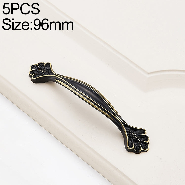 5 PCS 6267_96 Black Brass Antique Drawer Gradevin Cabinet Handle