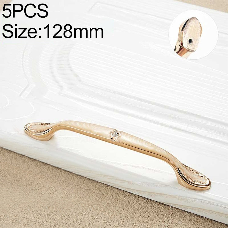 5 PCS 6570_128 Topaz Drawer Cabinet Handle