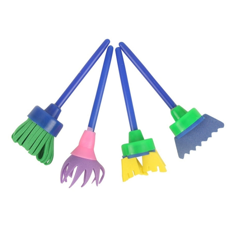 4 in 1 Children Painting Graffiti Brush Kid Toys Paint DIY Doodle, Suitable for 3-6 Years Old Children, Random Color Delivery