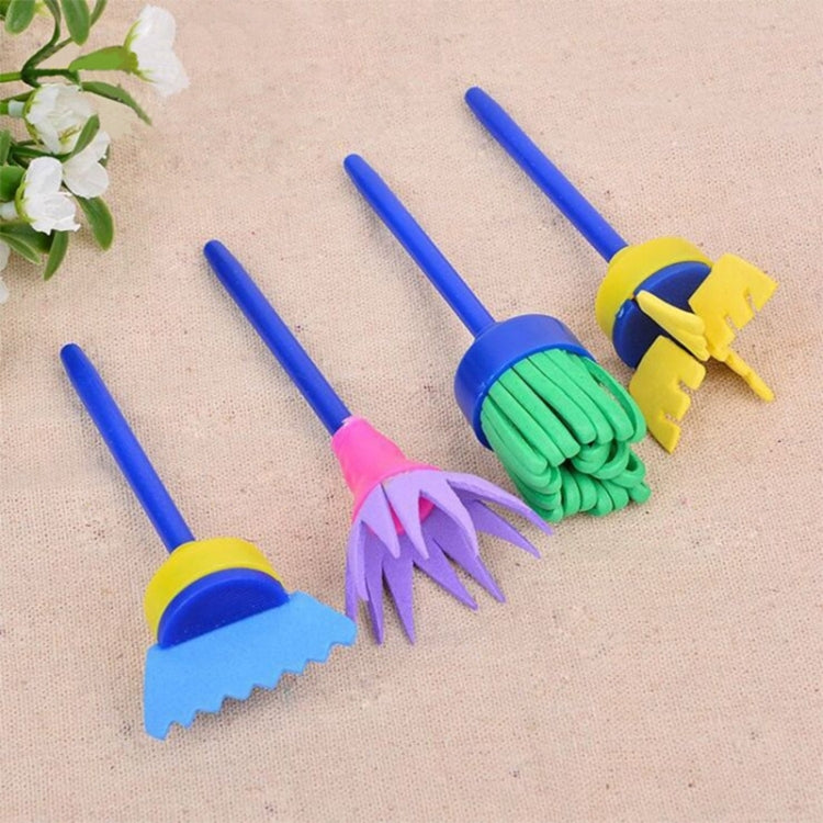 4 in 1 Children Painting Graffiti Brush Kid Toys Paint DIY Doodle, Suitable for 3-6 Years Old Children, Random Color Delivery