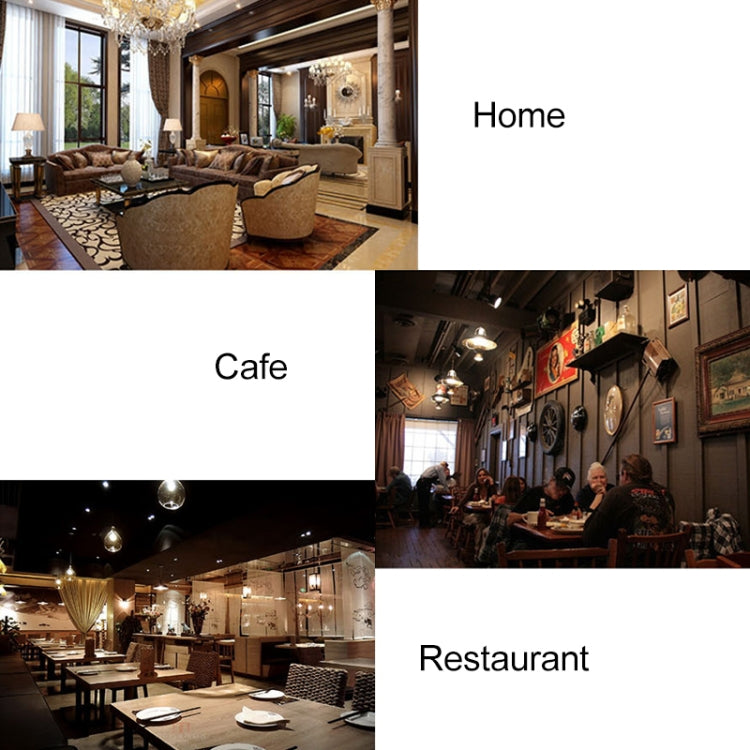 Retro Wooden Round Single-sided Gear Clock Number Wall Clock, Diameter: 50cm