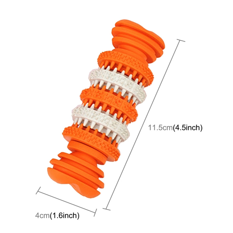 Dog Toy for Pets Tooth Cleaning Chewing Toys of Non-Toxic Soft Rubber , Small Size,Length:12cm