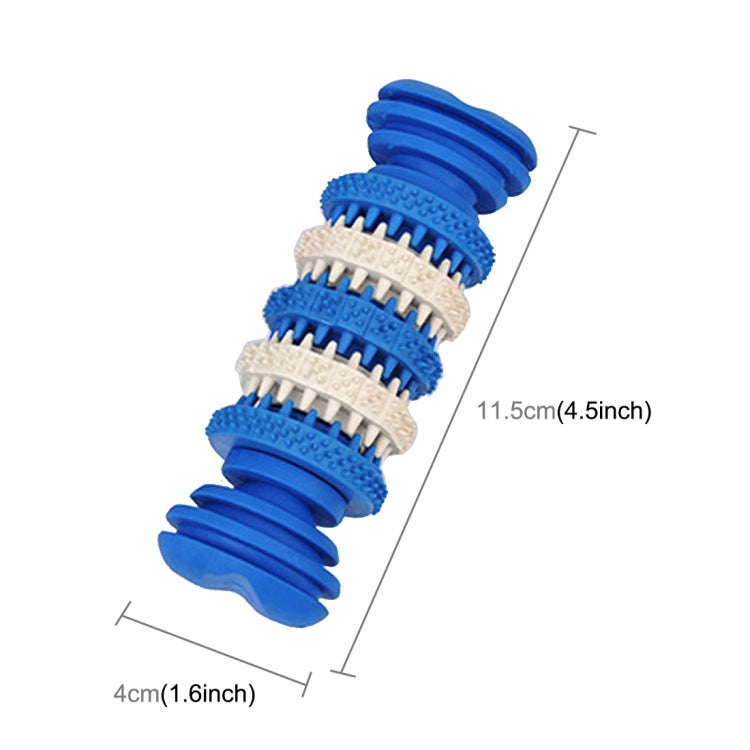 Dog Toy for Pets Tooth Cleaning Chewing Toys of Non-Toxic Soft Rubber , Small Size,Length:12cm