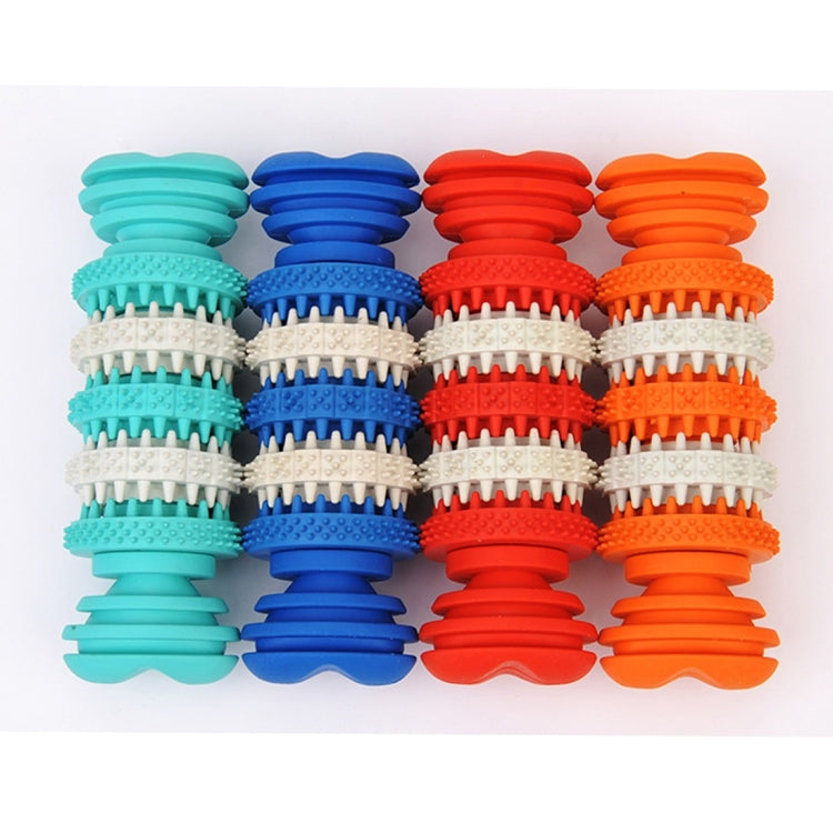 Dog Toy for Pets Tooth Cleaning Chewing Toys of Non-Toxic Soft Rubber , Small Size,Length:12cm