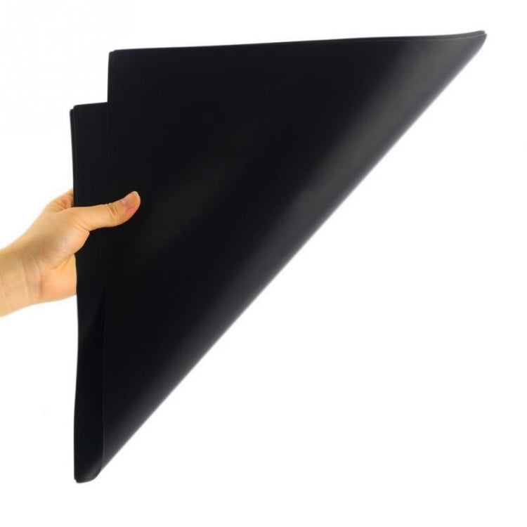 2 PCS 0.2mm Thick Barbecue Grill Mat Non-Stick BBQ Grill Mats, Size:40x33CM(Black)