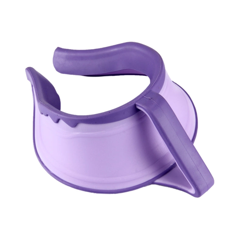 Cup Shaped Baby Children PP Shower Caps(Purple)