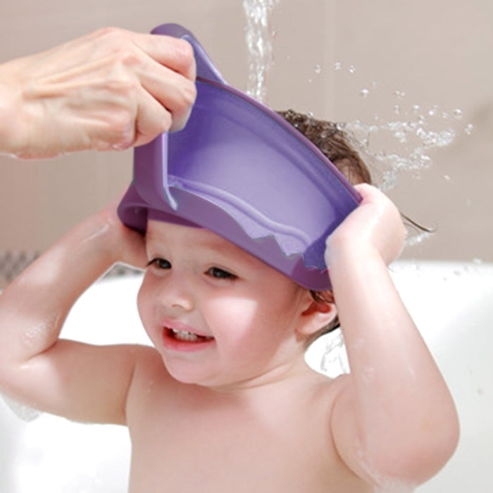 Cup Shaped Baby Children PP Shower Caps(Purple)