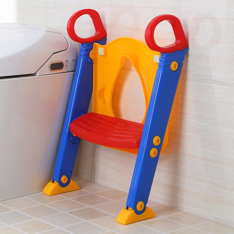 Foldable Kid Potty Training Toilet Seat with Ladder for U-shaped or Oval Toilet