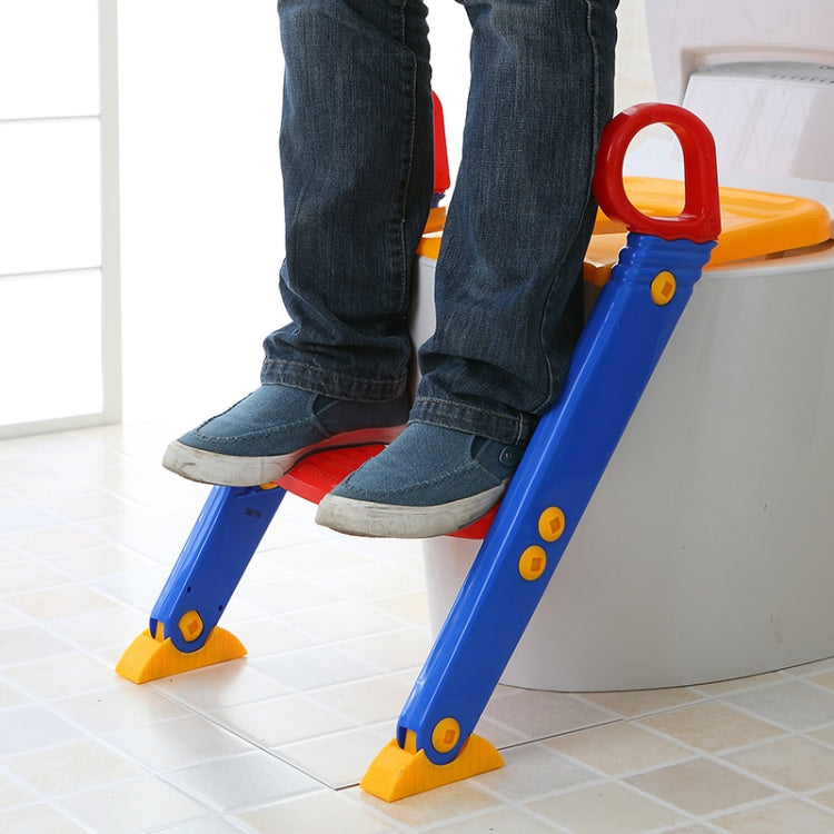 Foldable Kid Potty Training Toilet Seat with Ladder for U-shaped or Oval Toilet