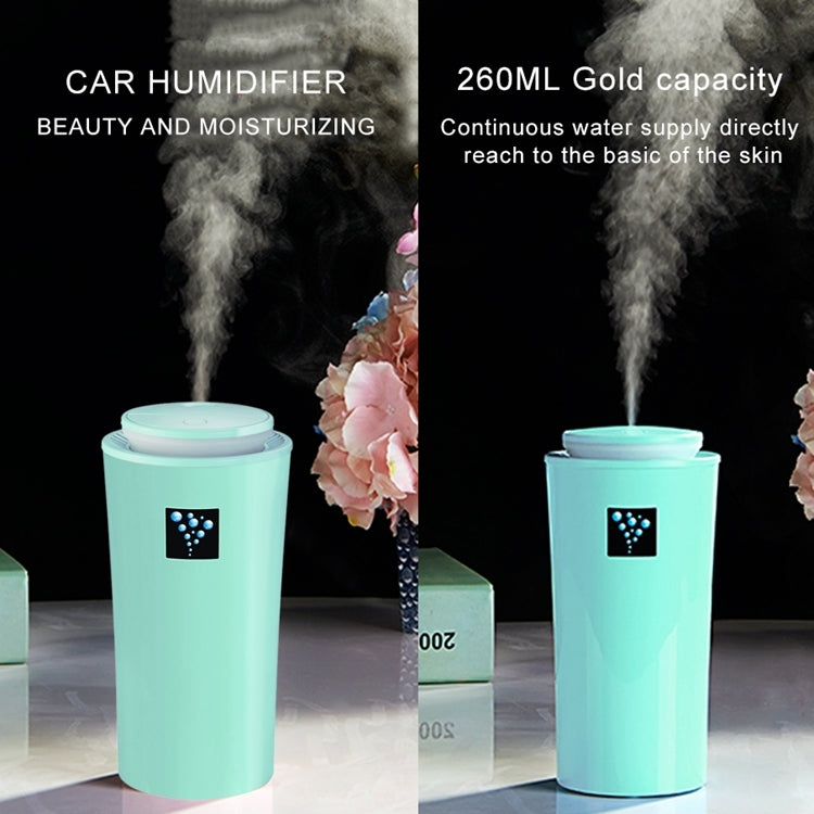 Small-3 2W Humidifier Moisture Meter Moisturizing Instrument with LED Night Light, Water Tank Capacity: 260ml