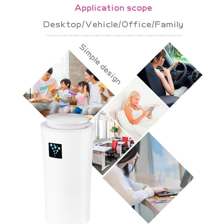 Small-3 2W Humidifier Moisture Meter Moisturizing Instrument with LED Night Light, Water Tank Capacity: 260ml