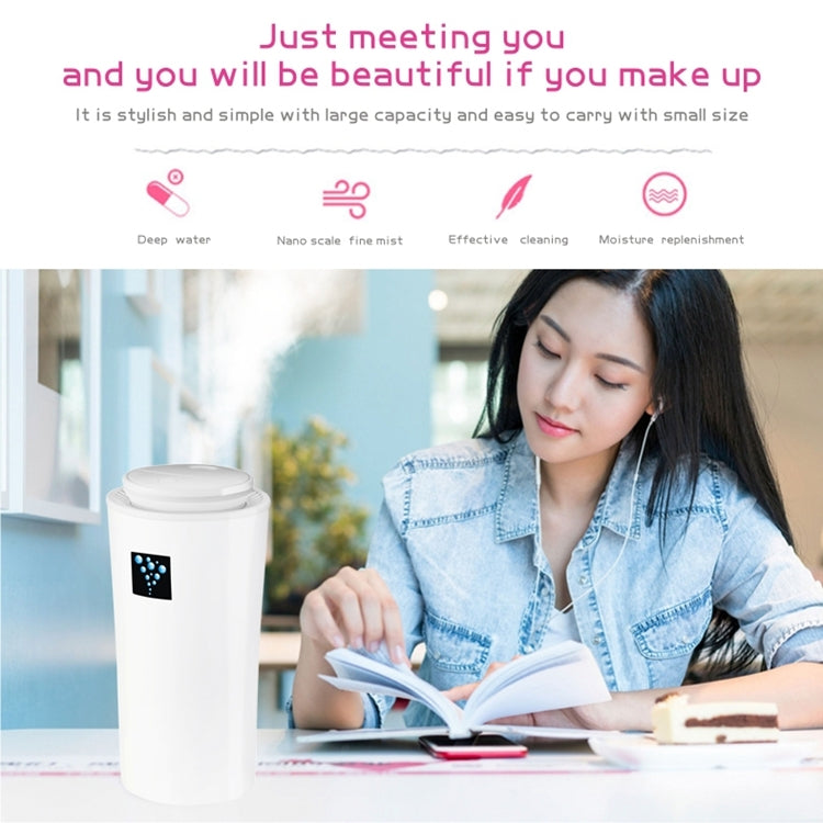 Small-3 2W Humidifier Moisture Meter Moisturizing Instrument with LED Night Light, Water Tank Capacity: 260ml