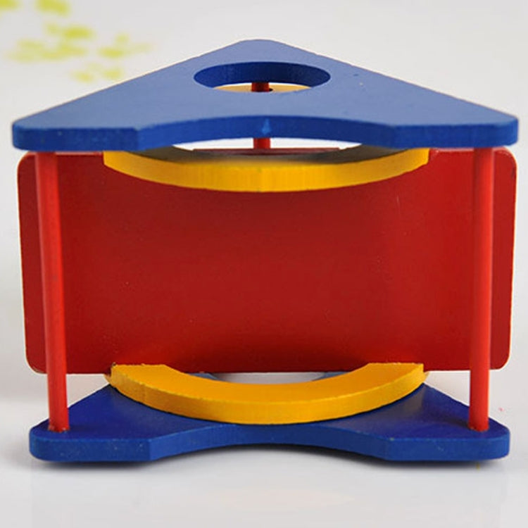 Wooden Hamster Toys Rainbow Swing, Random Color Delivery, Size: 13*9*10cm