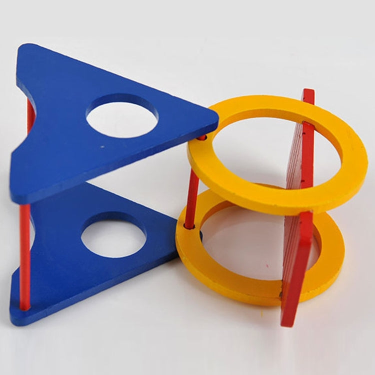 Wooden Hamster Toys Rainbow Swing, Random Color Delivery, Size: 13*9*10cm