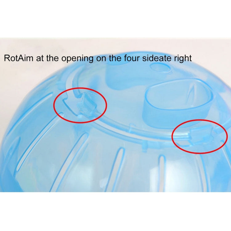 Pet Small Toy Hamster Running Ball, Random Color Delivery, Size: Diameter: 10cm