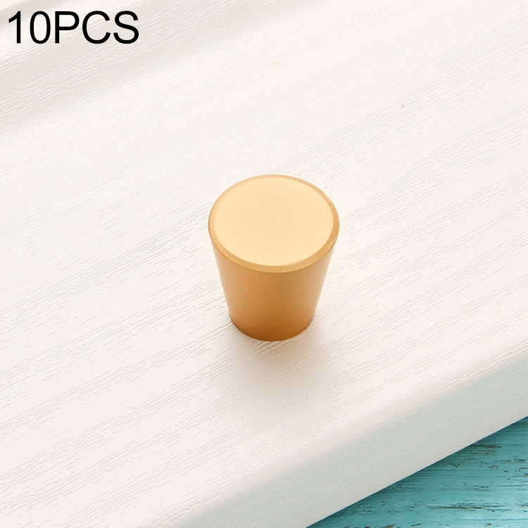 10 PCS 9001-Single Small Oval Drawer Cabinet Door Aluminum Alloy Handle