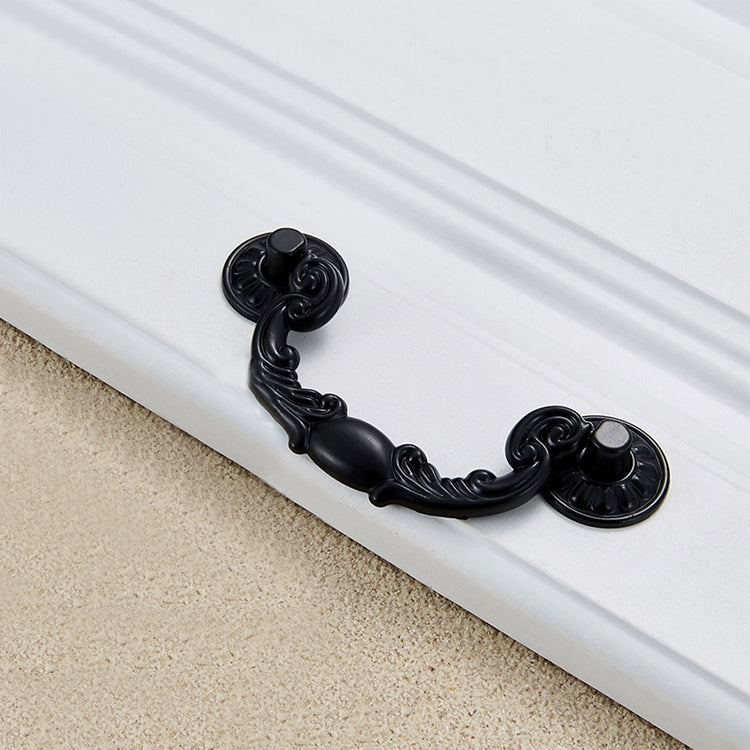3 PCS 6602-96 Drawer Cabinet Door Rose Shape Handle