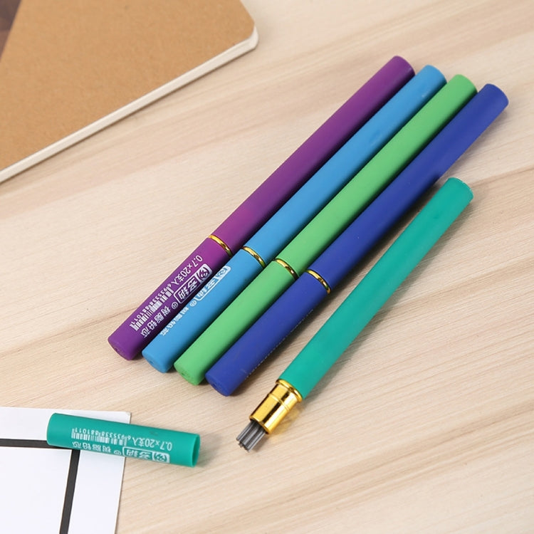 4 PCS 0.5mm Advanced Resin Long Lead Core Pencil Lead Free Graphite Active Pencil Lead Core, Random Color Delivery