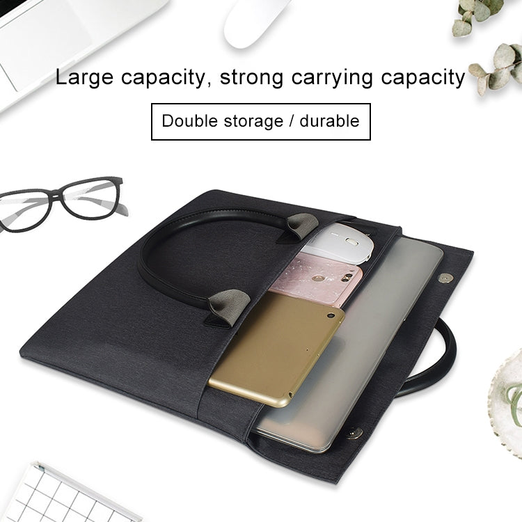 15.4 inch Universal Wearable Soft Handle Portable Laptop Tablet Bag, For Macbook, Samsung, Lenovo, Sony, DELL Alienware, CHUWI, ASUS, HP