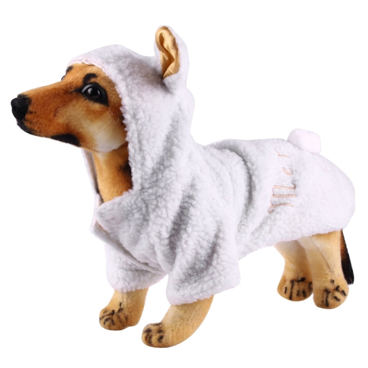 Sheep Style Berber Fleece Cute Pet Clothes for Dogs, Size: Medium, 42cm x 27cm