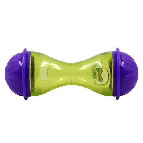 Bone Shape Pets Tumbler Leakage Food Ball Cat Training Exercise Fun Bowl Toys, Size: 12*5cm
