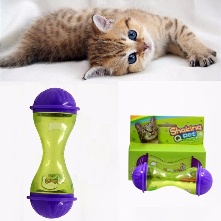 Bone Shape Pets Tumbler Leakage Food Ball Cat Training Exercise Fun Bowl Toys, Size: 12*5cm