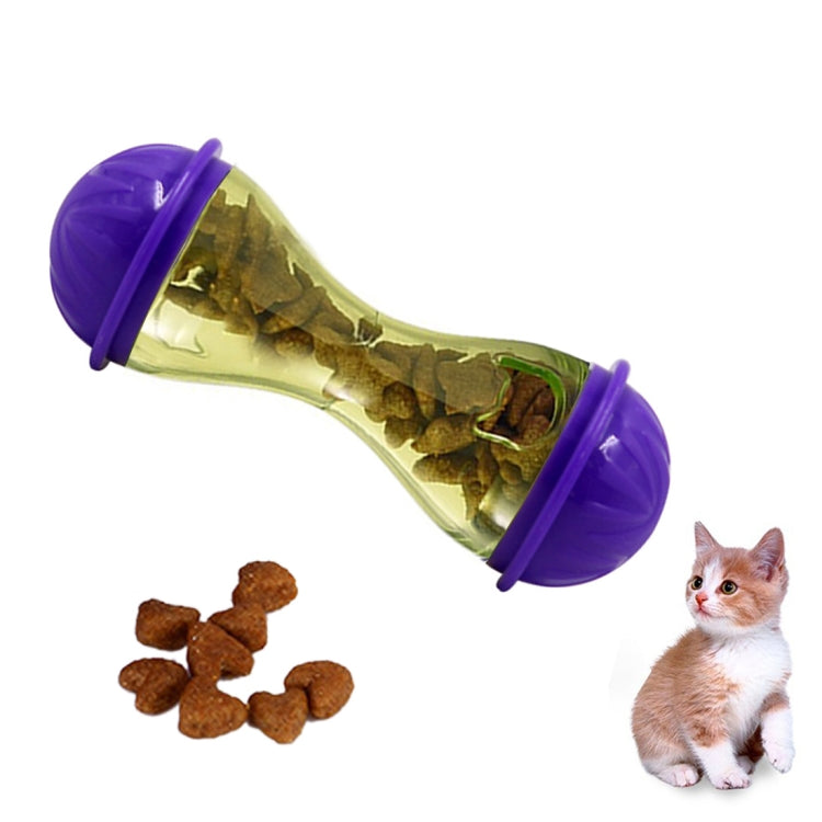 Bone Shape Pets Tumbler Leakage Food Ball Cat Training Exercise Fun Bowl Toys, Size: 12*5cm
