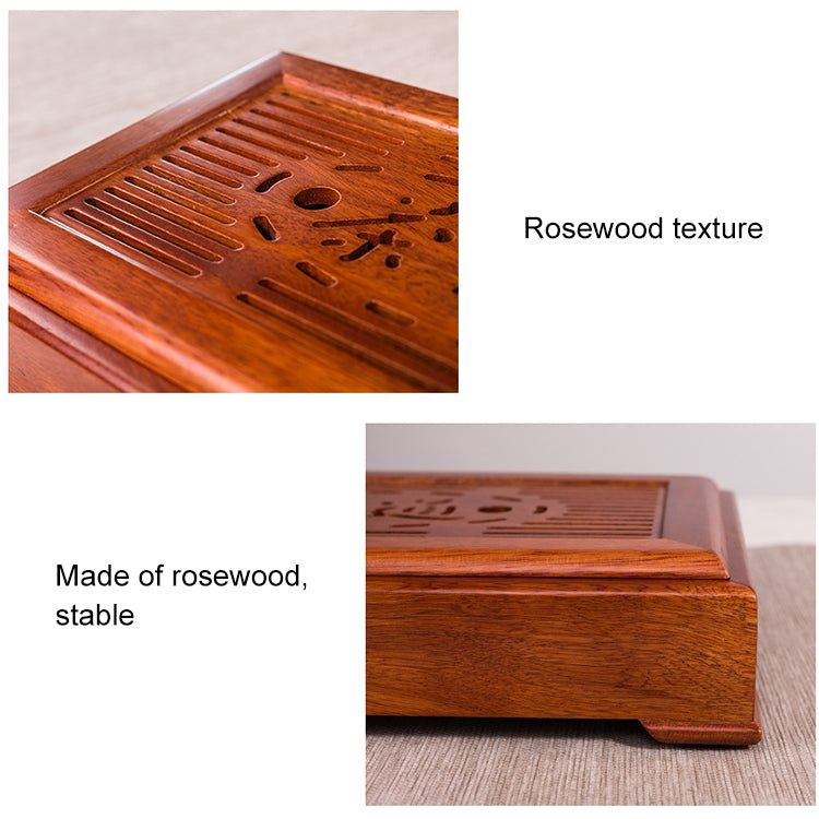 Rosewood Water Storage Tea Tray Kung Fu Teaware