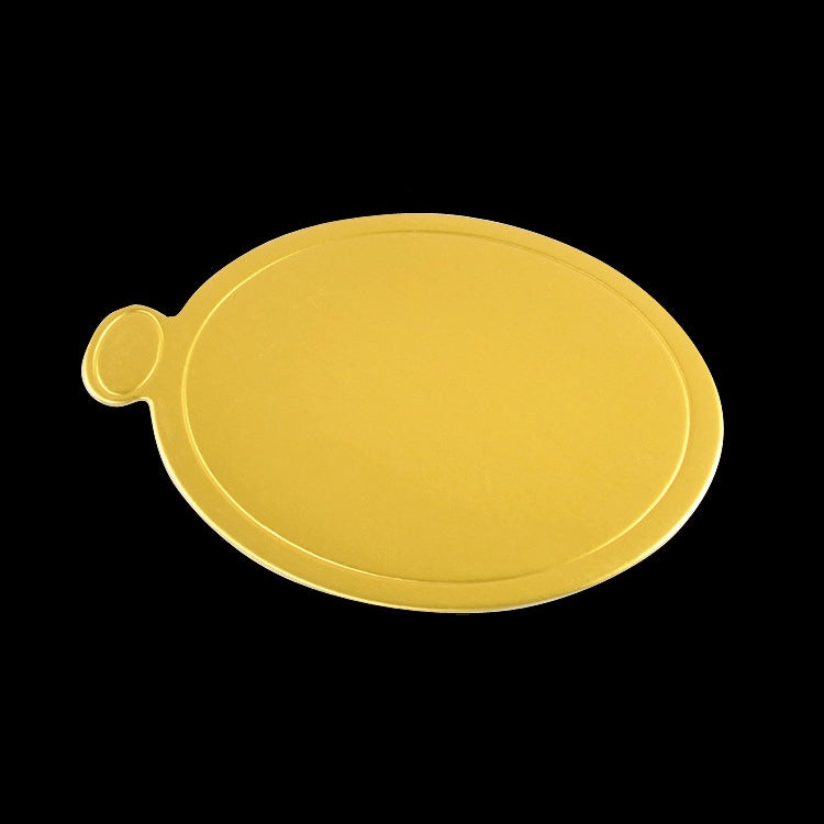1000 PCS Small Round Cake Cardboard Pad Thick Rigid Golden Cake Mousse Cake Mat