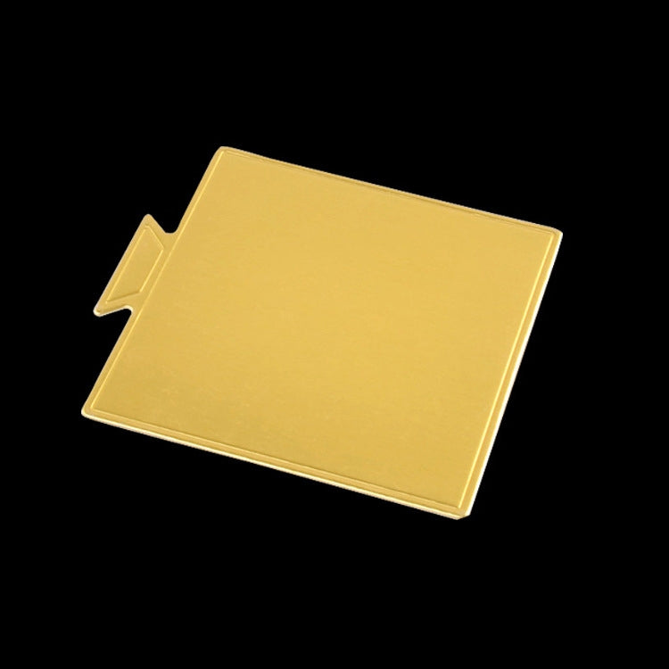 1000 PCS Large Square Cake Cardboard Pad Thick Rigid Golden Cake Mousse Cake Mat