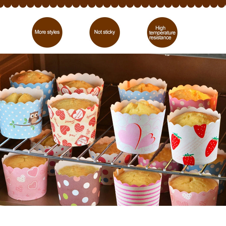 3000 PCS Round Lamination Cake Cup Muffin Cases Chocolate Cupcake Liner Baking Cup, Size: 7 x 6 x 5.5cm