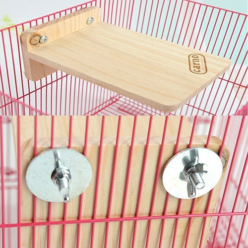 Pet Wooden Rectangular Springboard Hamster Small Pets Pedal Toys