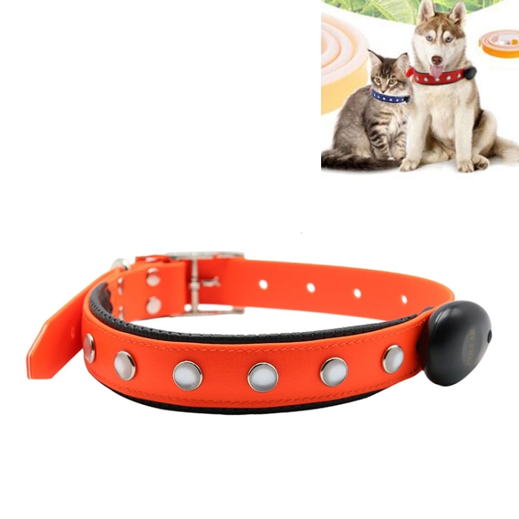 PVC Material Waterproof LED Light Adjustable Collar USB Rechargeable Pet Dogs Collar, Collar Size: 60*2.5 cm