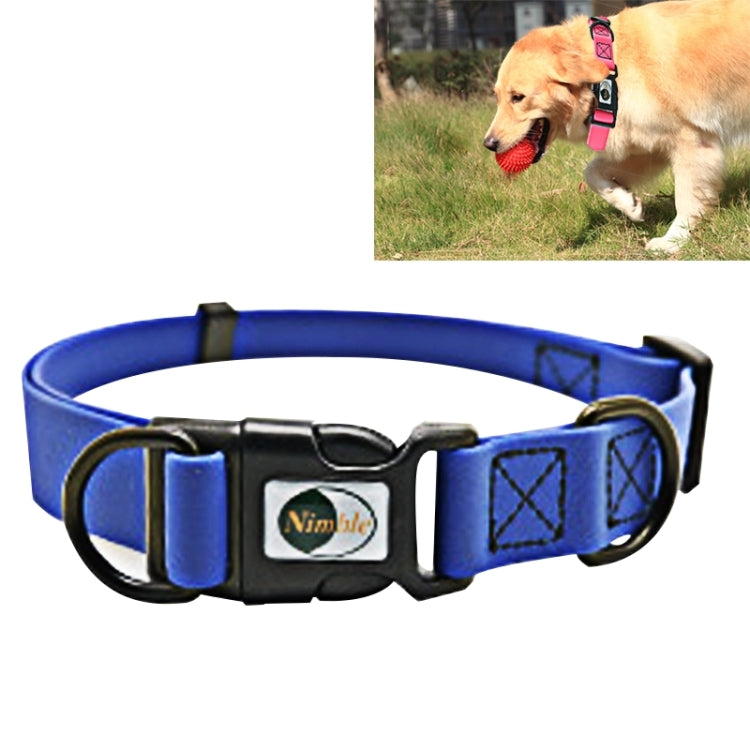 PVC Material Waterproof Adjustable Dual Loop Pet Dogs Collar, Suitable for Ferocious Dogs, Size: XS, Collar Size: 20-32 cm