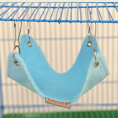 Pet Autumn Winter Short Plush Hamster Pet Keep Warm Ferret Hammock for Small Pets, Small, Size:16*15cm
