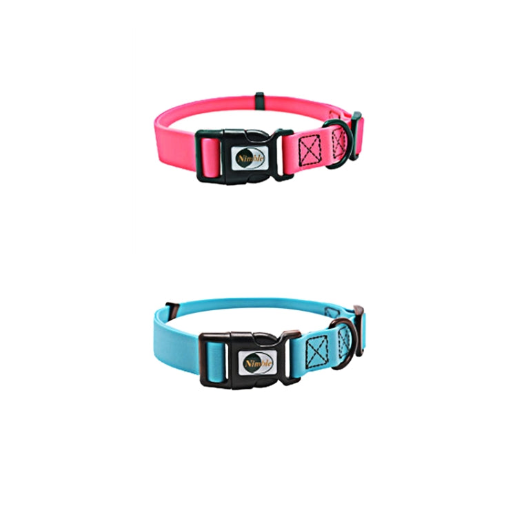 PVC Material Waterproof Adjustable Single Loop Pet Dogs Collar, Suitable for Docile Dogs, Size: XS, Collar Size: 20-32 cm
