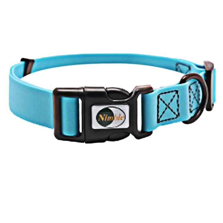 PVC Material Waterproof Adjustable Single Loop Pet Dogs Collar, Suitable for Docile Dogs, Size: S, Collar Size: 24-36 cm