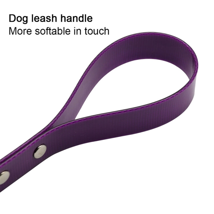 TPU Material Traction Belt Pet Dogs Collar Telescopic Dog Traction Rope with Dog Leash Handle, Size: L, Rope Length: 150 cm, Collar Size: 60 cm