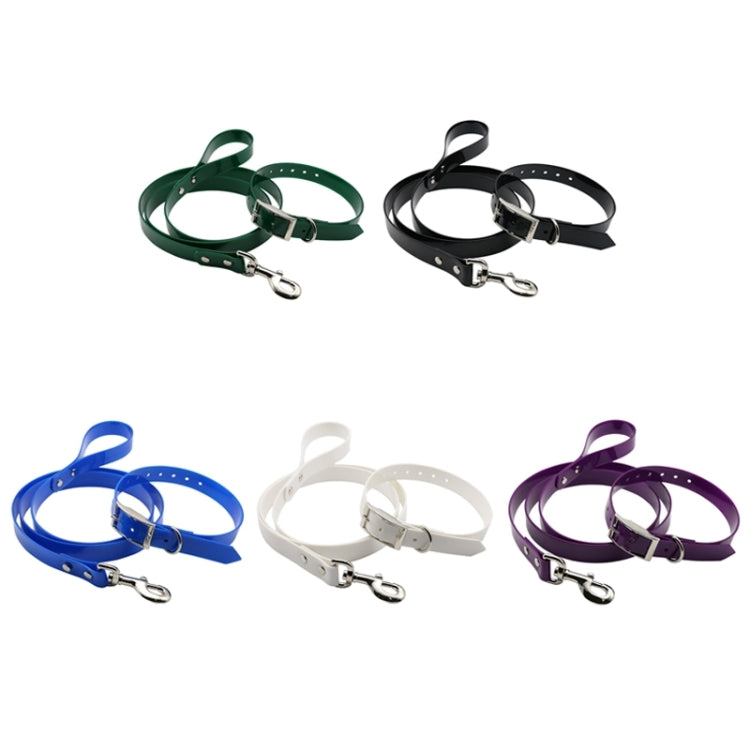TPU Material Traction Belt Pet Dogs Collar Telescopic Dog Traction Rope with Dog Leash Handle, Size: L, Rope Length: 150 cm, Collar Size: 60 cm