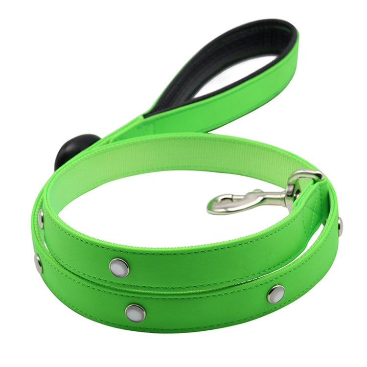 PVC Webbing Material Waterproof LED Light Traction Belt Pet Dogs Traction Rope with Handle, Suitable For Medium and Large Dogs, Rope Length: 120 cm