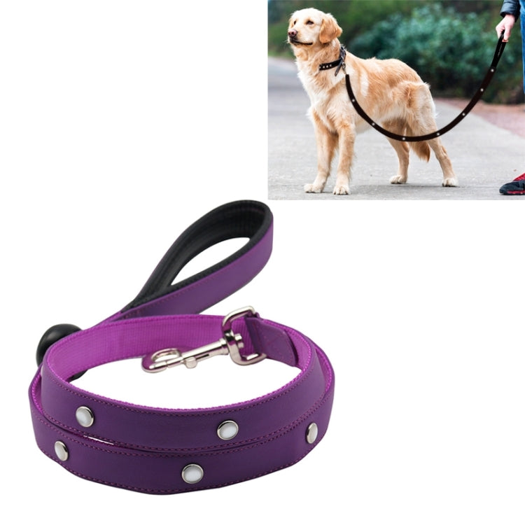 PVC Webbing Material Waterproof LED Light Traction Belt Pet Dogs Traction Rope with Handle, Suitable For Medium and Large Dogs, Rope Length: 120 cm